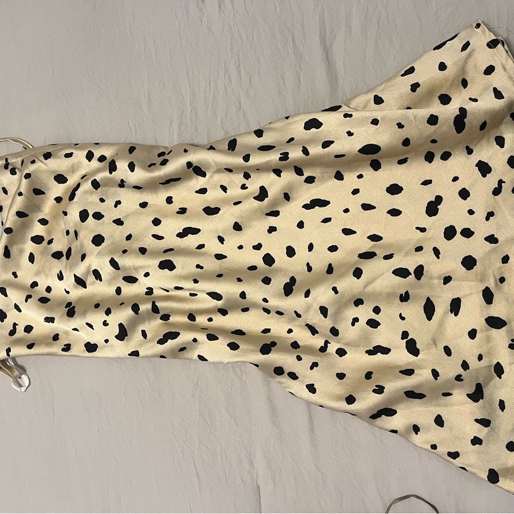 Chic Spotted Slip Dress